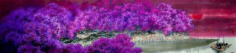 臧伯良·红霞洒满紫金湾