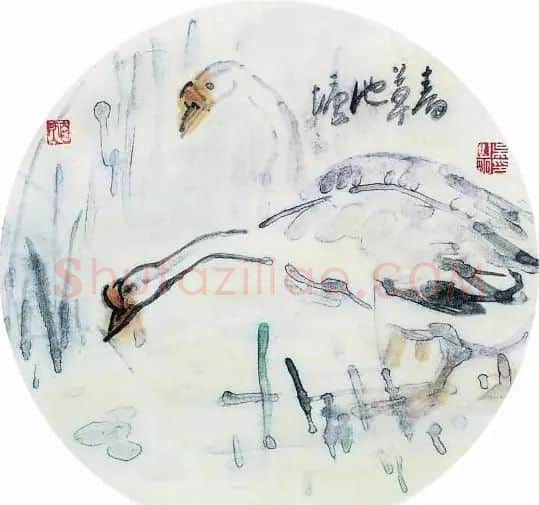 吴山明·春草池塘