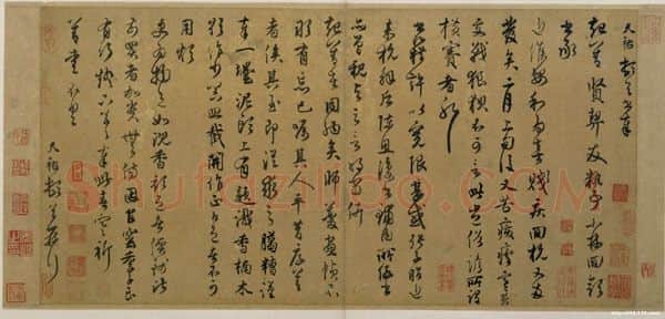元代书法家段天祐画像简介,段天祐书法作品图片