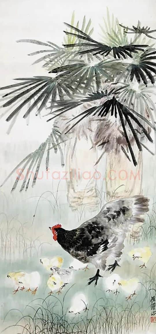 张振铎·棕榈鸡群