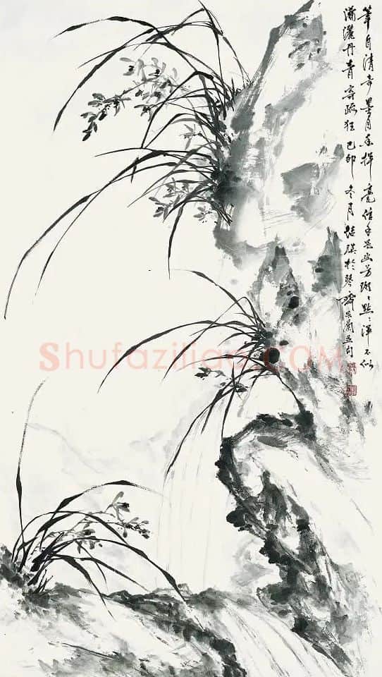 刘继瑛·兰花石头