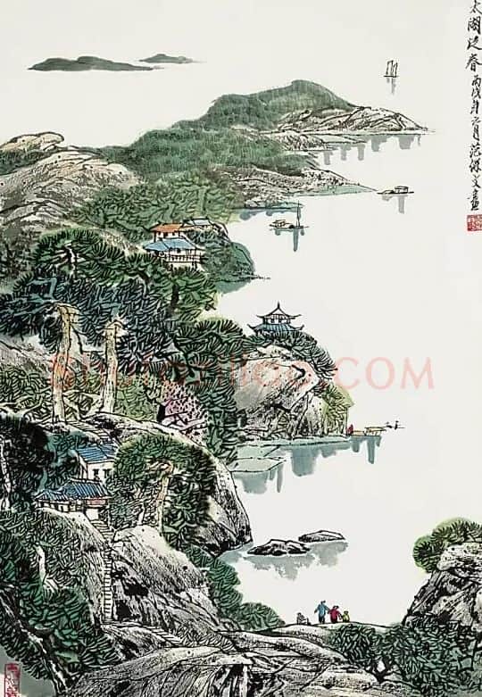 范保文·太湖泛春