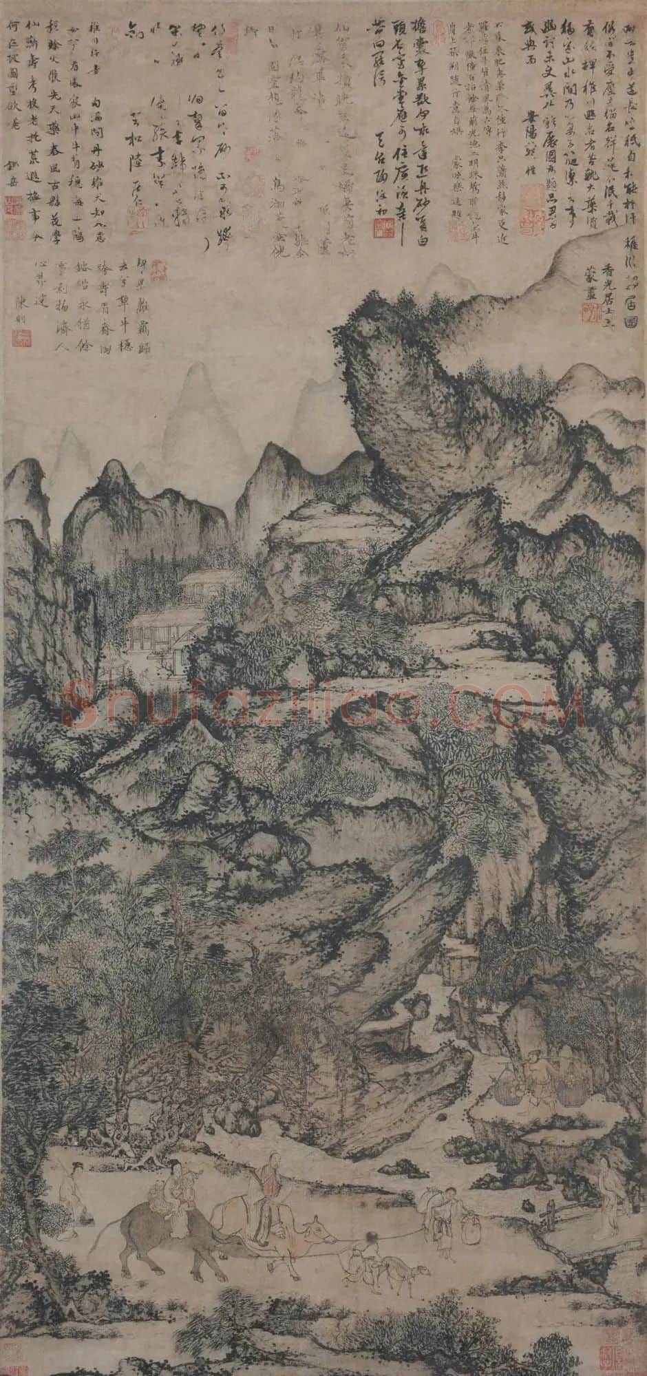 王蒙·稚川移居图