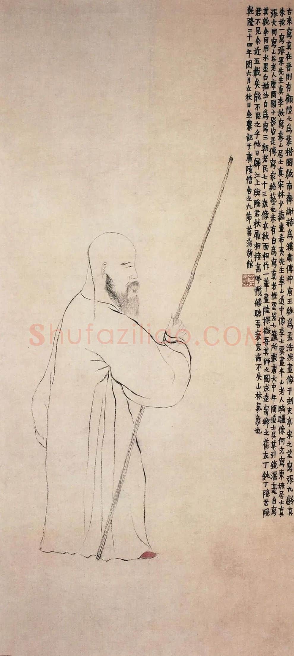 金农·自画像