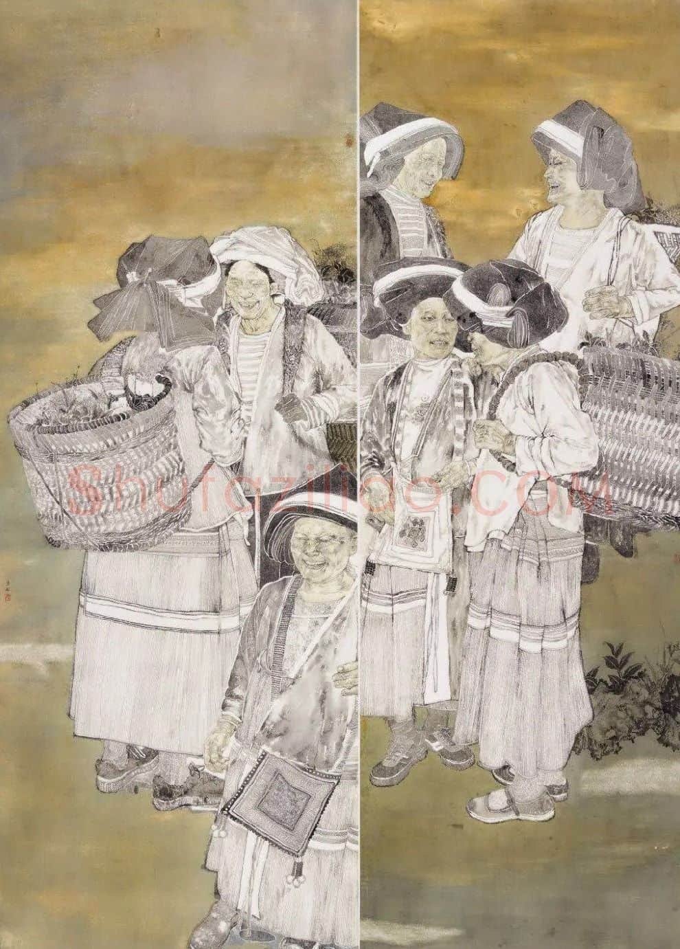 韦贵敏·瑶山春色