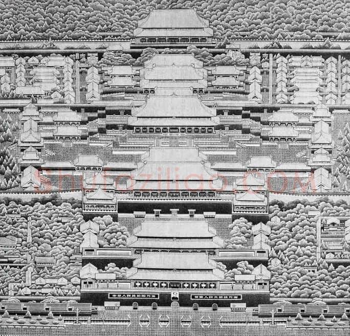 赵修柱·紫禁城(1989年122X122)