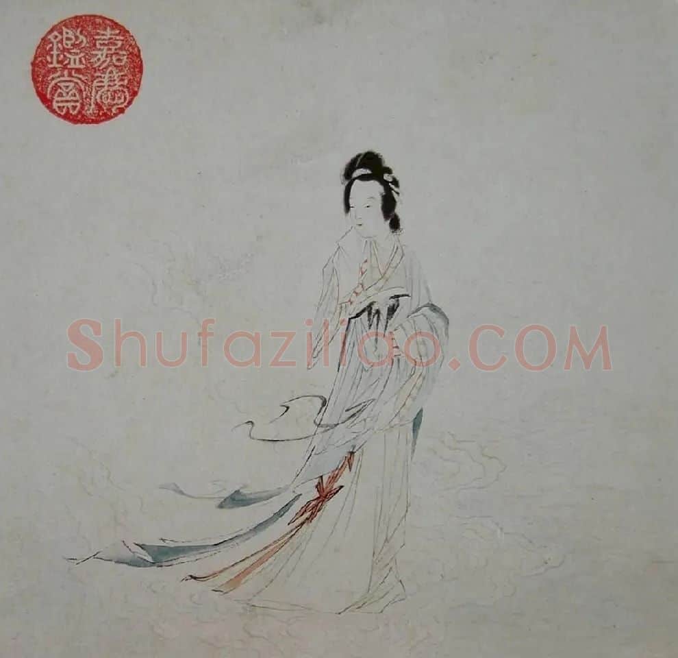 仇英·美人春思图