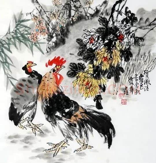阎中柱·花鸟作品