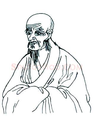 明代书法家释担当画像简介,释担当书法作品图片