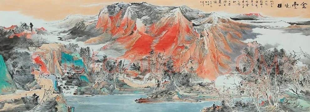 陈艾·《金台晓日》