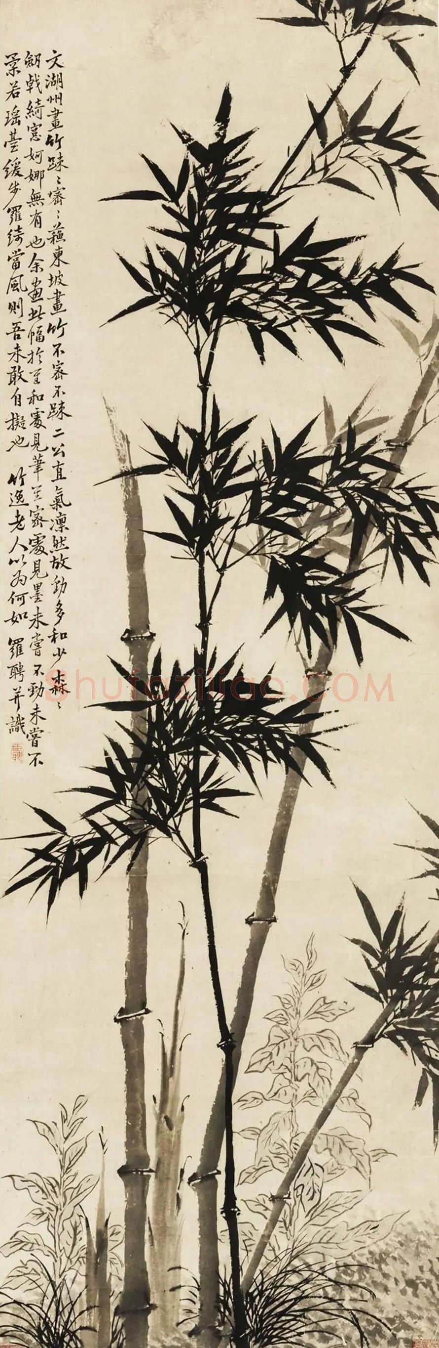 罗聘·墨竹图