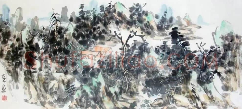 沈克斌·山水作品