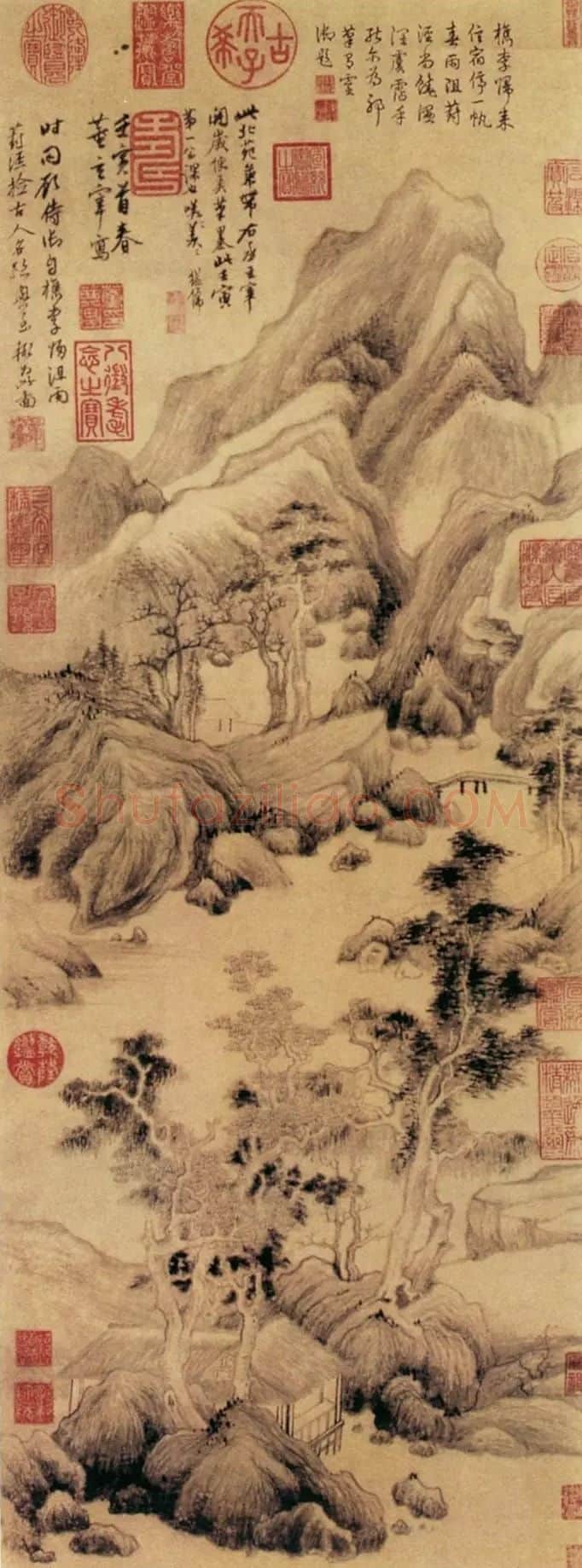 董其昌·葑泾访古图