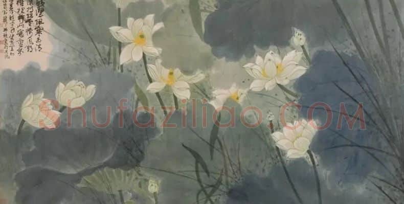 谢稚柳·荷花