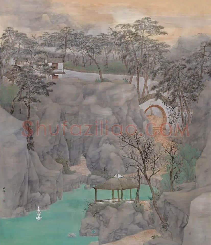 沈瑞安·《松园清逸》