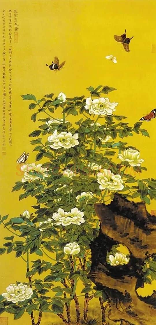 徐建融·红白山茶