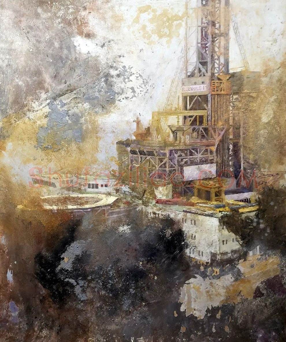 李帅·《大国重器》“第十三届全国美术作品展览”入选作品 185X230cm