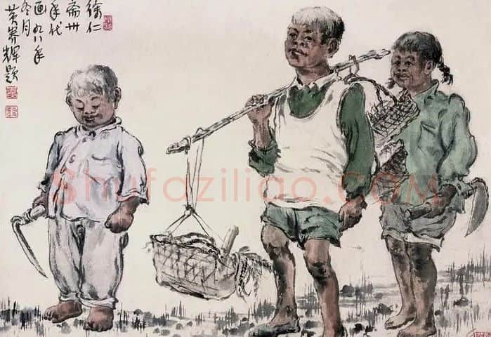 徐风·割草图