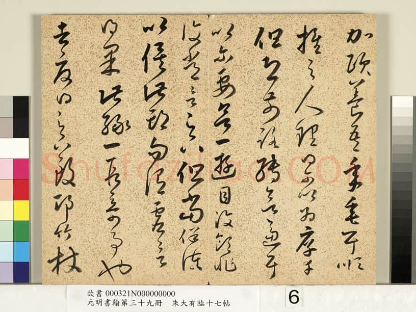 明代书法家朱大有画像简介,朱大有书法作品图片