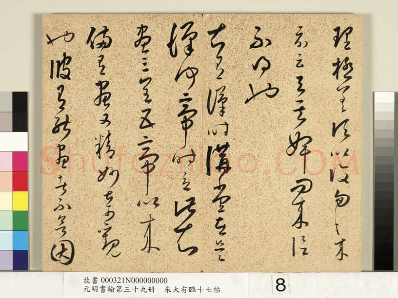 明代书法家朱大有画像简介,朱大有书法作品图片
