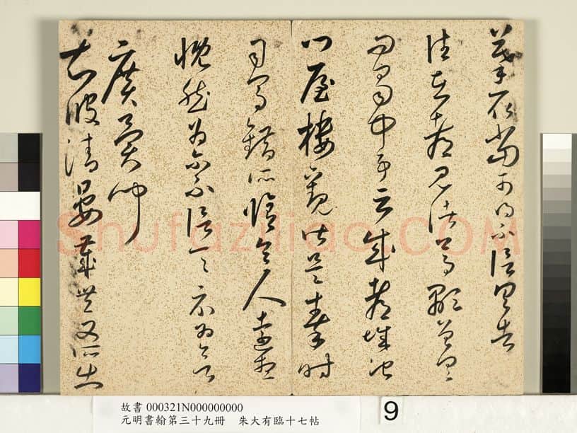 明代书法家朱大有画像简介,朱大有书法作品图片