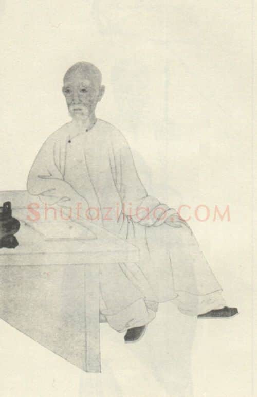 清代书法家张廷济画像简介,张廷济书法作品图片