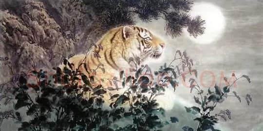 张葆桂·月下