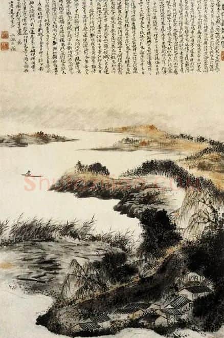 石涛·淮扬洁秋图