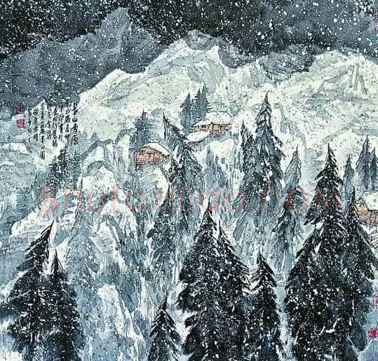 朱葵·长白雪原