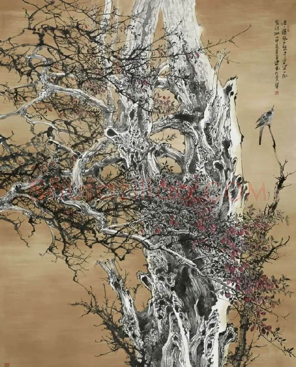 王建玉·婆娑一树万珠红