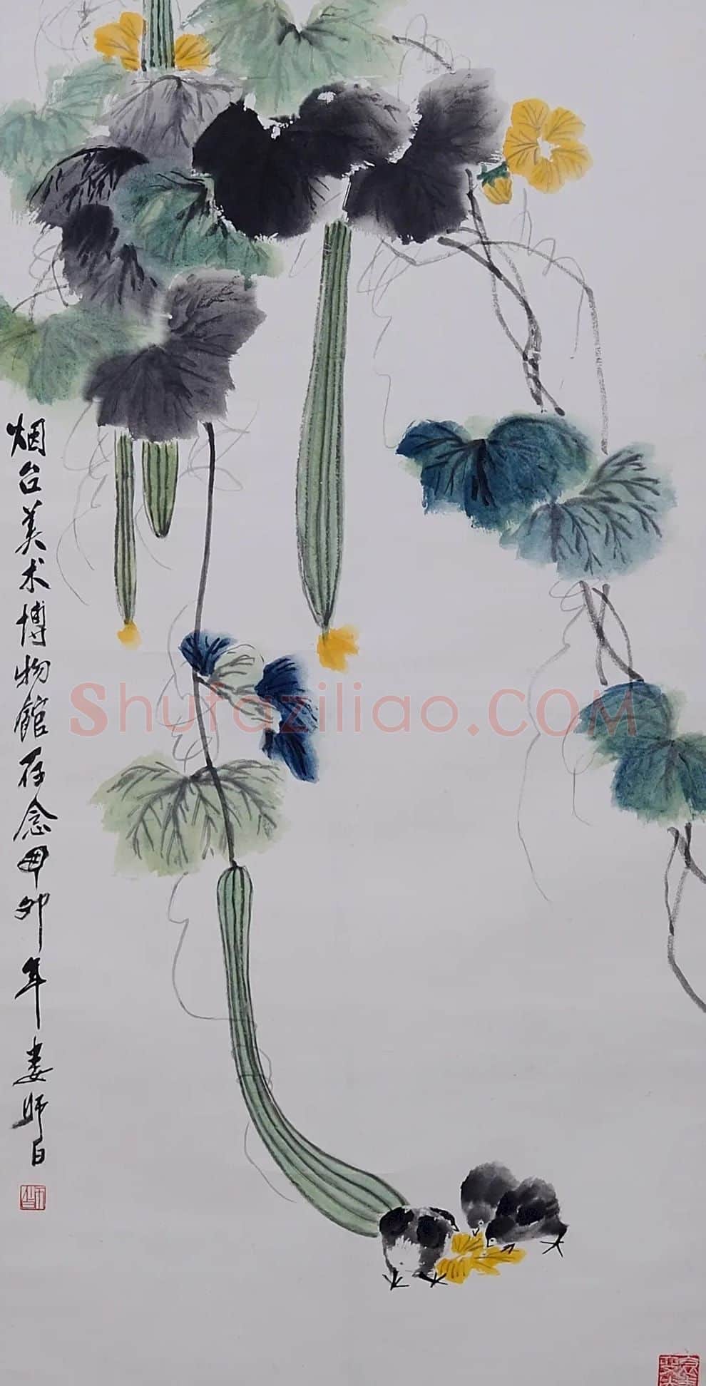 娄师白·丝瓜