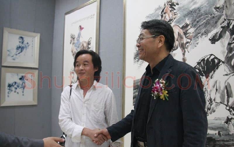 黄华·参加吴迅先生画展