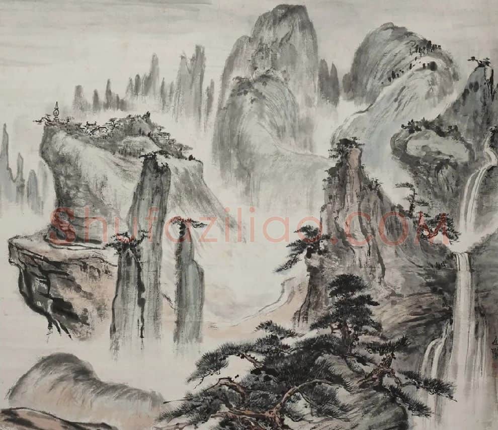 钱瘦铁·山水