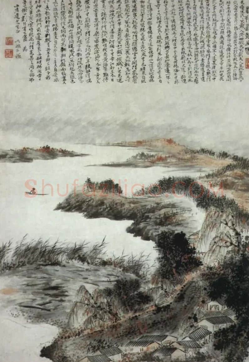 石涛·淮扬洁秋图