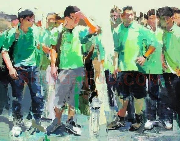 郭长亮·绿色队伍之阳光下的青年