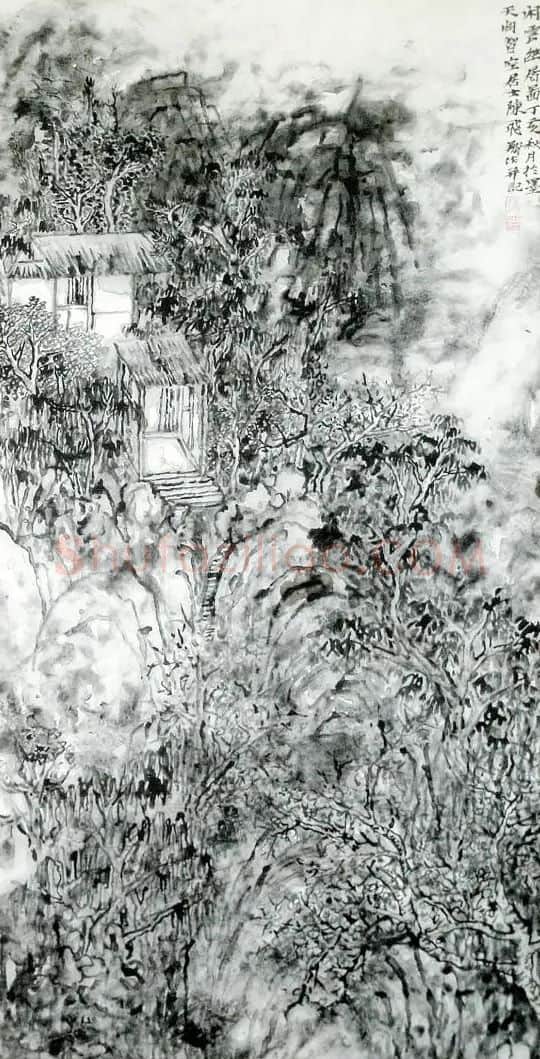陈飞翔·闲云幽居图