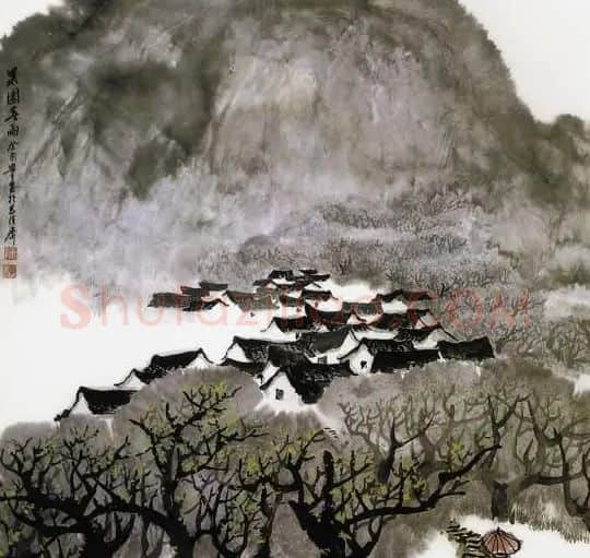 陈乐生·果园春雨
