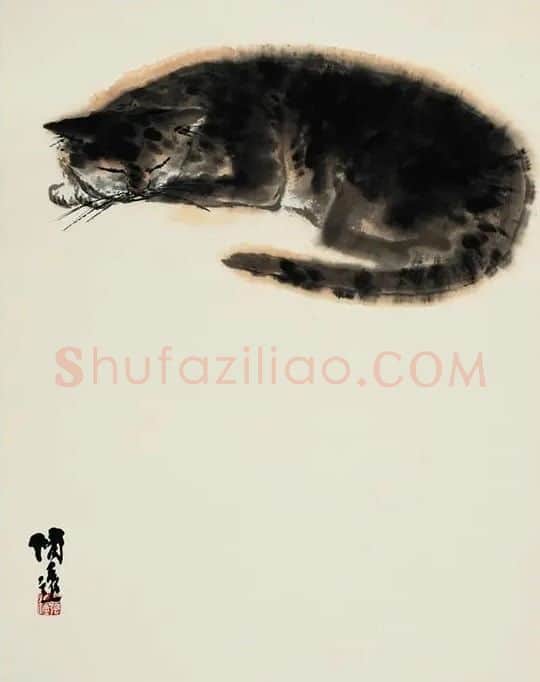 陆国强·睡猫