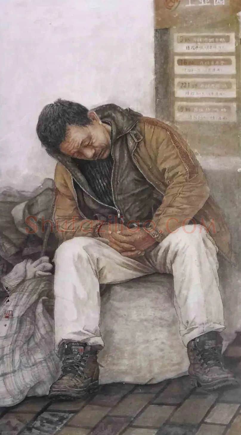 陈三石·《候车》