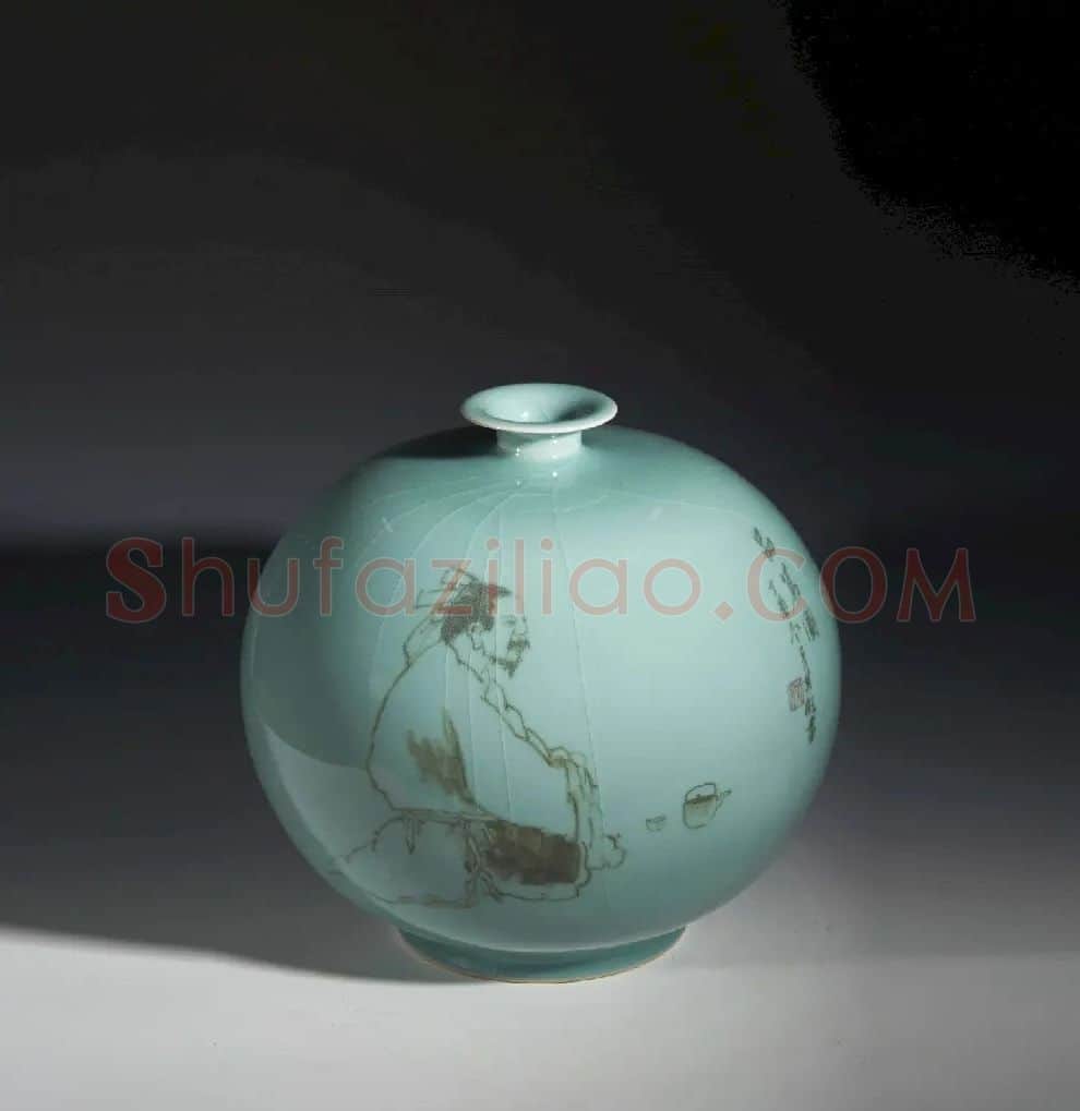 沈其旺·《品茗图》