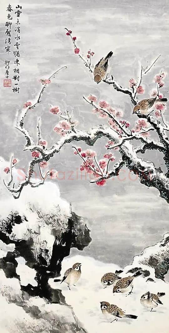 陆抑非·花 鸟