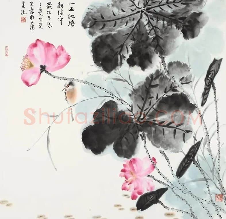 白光·一雨池塘新绿净