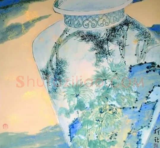 周雅玲·青花影里数归云