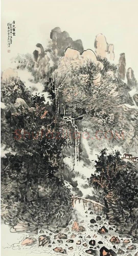 周胜荣·《康定烟云》 