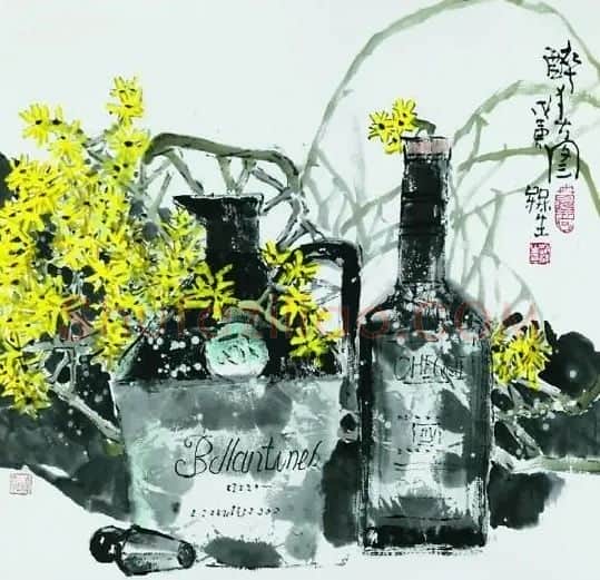 赵梅生·醉春图