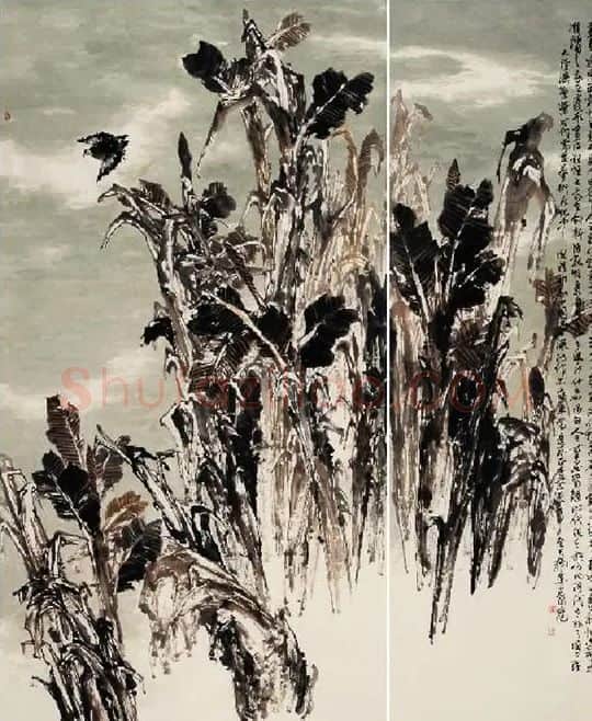 娄建国·雨后蕉林