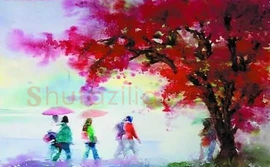 袁舜吾·白堤春晓