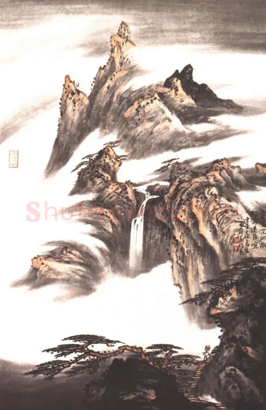 苏春生·黄山云飞图