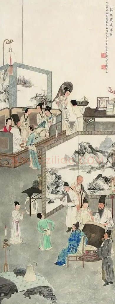 刘凌沧·韩熙载夜宴图
