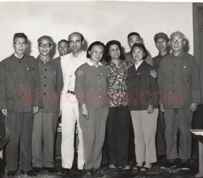 陈玉先·陈玉先陪同老师吴作人和李可染